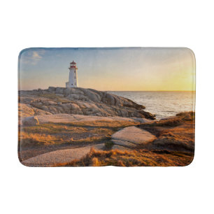 Lighthouses Peggy's Cove Nova Scotia Bath Mat