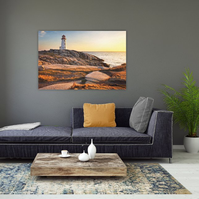 Lighthouses | Peggy's Cove Nova Scotia Canvas Print (Creator Uploaded)