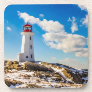 Lighthouses Peggy's Cove Nova Scotia Coaster