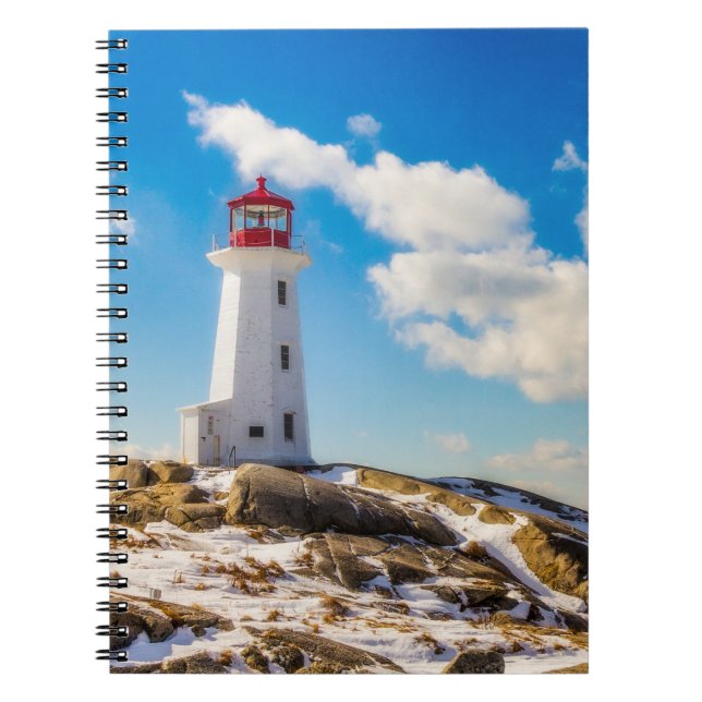 Lighthouses | Peggy's Cove Nova Scotia Notebook (Front)
