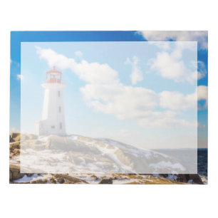 Lighthouses Peggy's Cove Nova Scotia Notepad