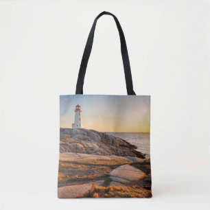 Lighthouses Peggy's Cove Nova Scotia Tote Bag