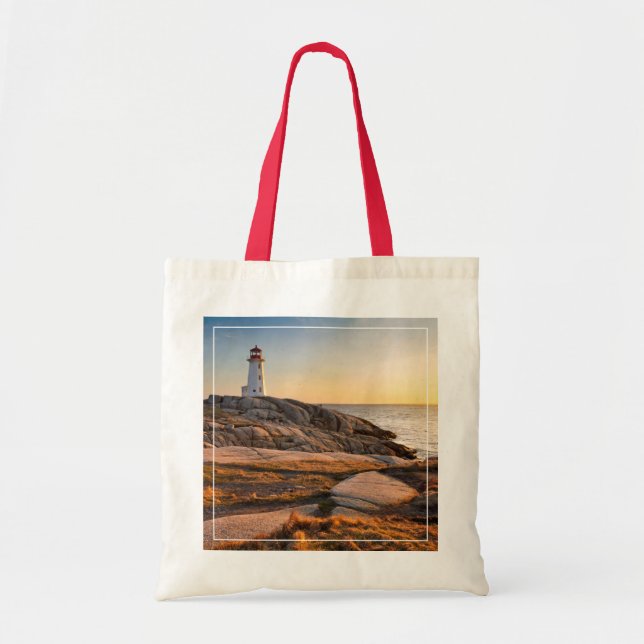 Lighthouses | Peggy's Cove Nova Scotia Tote Bag (Front)