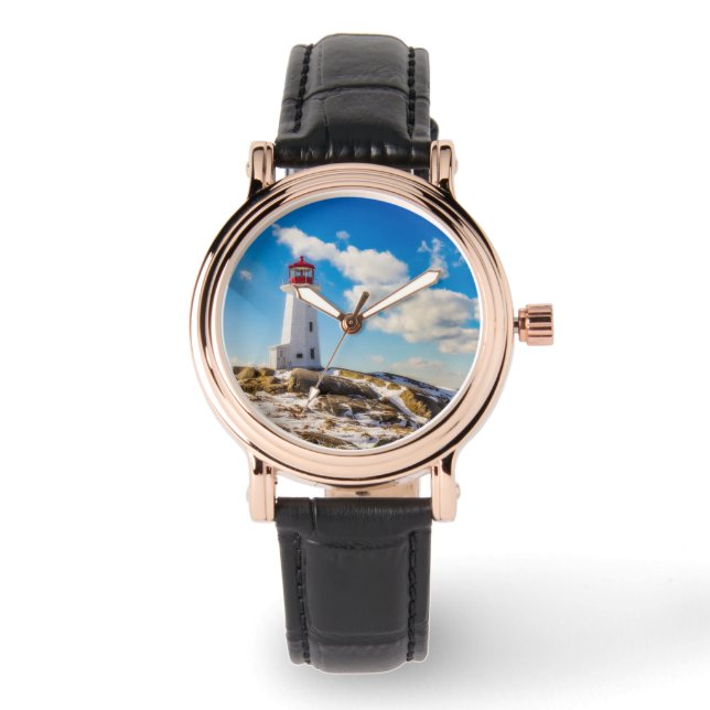 Lighthouses | Peggy's Cove Nova Scotia Watch (Front)