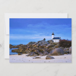 Lighthouses Phare de Pontusval France Finistere Thank You Card