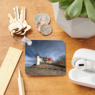 Lighthouses   Point Betsie Lake Michigan Key Ring