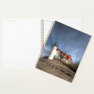 Lighthouses Point Betsie Lake Michigan Planner