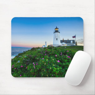 Lighthouses Point Lighthouse Bristol Maine Mouse Pad