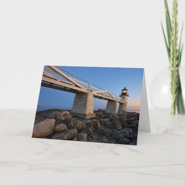 Lighthouses | Port Clyde Maine Lighthouse Card (Front)
