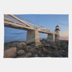Lighthouses Port Clyde Maine Lighthouse Tea Towel