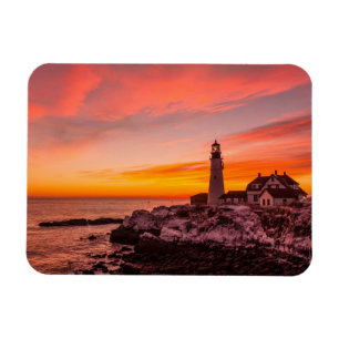 Lighthouses Portland Head Cape Elizabeth Maine Magnet