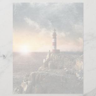 Lighthouses   Red & White Lighthouse
