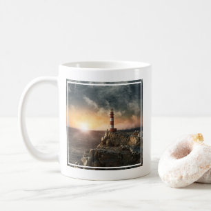 Lighthouses Red & White Lighthouse Coffee Mug