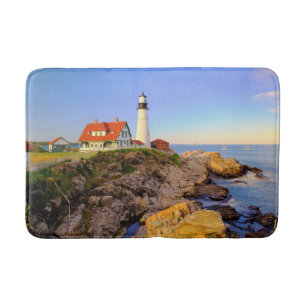 Lighthouses Rockport Lighthouse Maine Bath Mat
