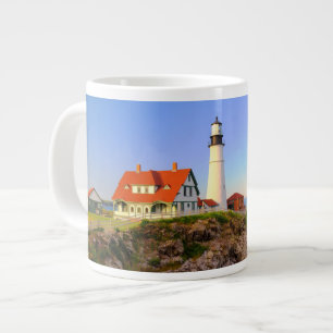 Lighthouses Rockport Lighthouse Maine Large Coffee Mug