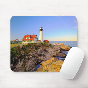 Lighthouses Rockport Lighthouse Maine Mouse Pad