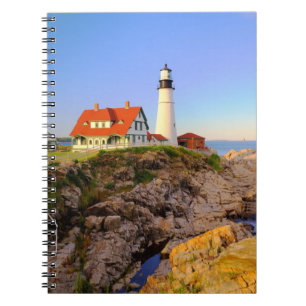 Lighthouses Rockport Lighthouse Maine Notebook