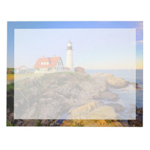 Lighthouses Rockport Lighthouse Maine Notepad