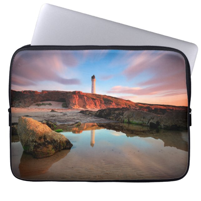 Lighthouses | Sea-Light Lossiemouth Scotland Laptop Sleeve (Front)