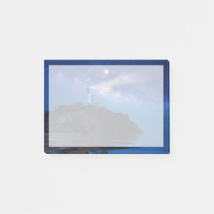 Lighthouses   Starry Night Lighthouse Post-it Notes