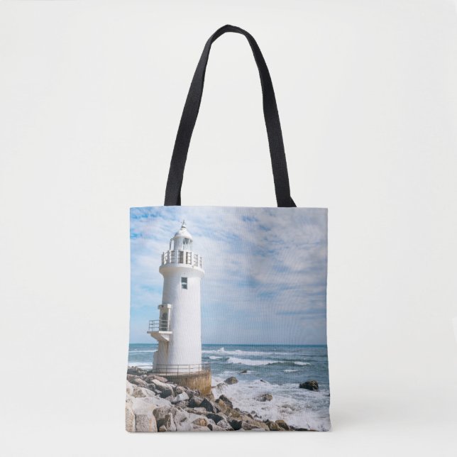 Lighthouses | Toyohashi City Lighthouse Tote Bag (Front)
