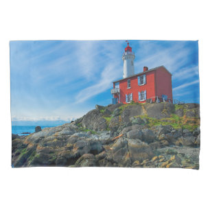 Lighthouses   Victoria Harbor Vancouver Island Pillowcase