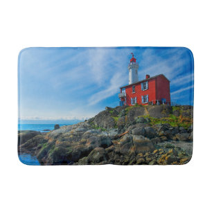 Lighthouses Victoria Harbour Vancouver Island Bath Mat
