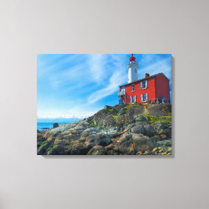 Lighthouses Victoria Harbour Vancouver Island Canvas Print