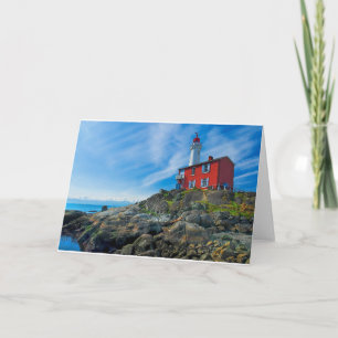 Lighthouses Victoria Harbour Vancouver Island Card