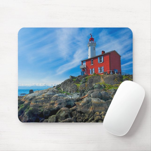 Lighthouses | Victoria Harbour Vancouver Island Mouse Pad (With Mouse)