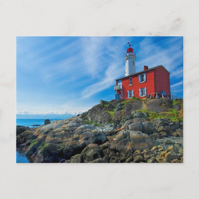 Lighthouses | Victoria Harbour Vancouver Island Postcard (Front)
