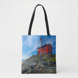 Lighthouses Victoria Harbour Vancouver Island Tote Bag