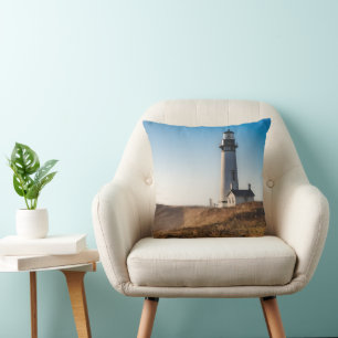 Lighthouses Yaquina Head Lighthouse Oregon Cushion