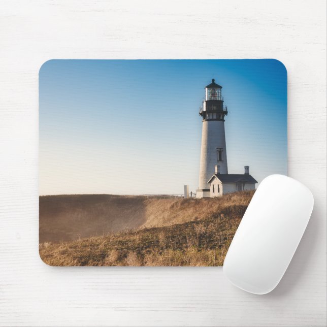 Lighthouses | Yaquina Head Lighthouse Oregon Mouse Pad (With Mouse)