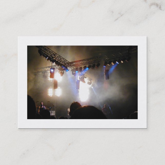 Lighting Array, Mini Photo Business Card (Front)