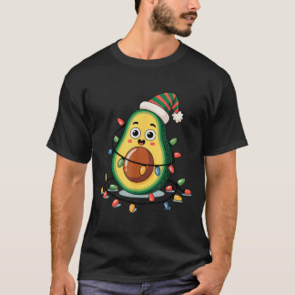 Lighting Avocado Ugly Christmas Sweater Guacamole