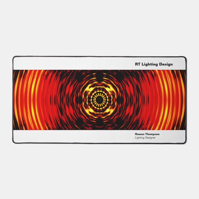 Lighting Designer Desk Mat (Front)
