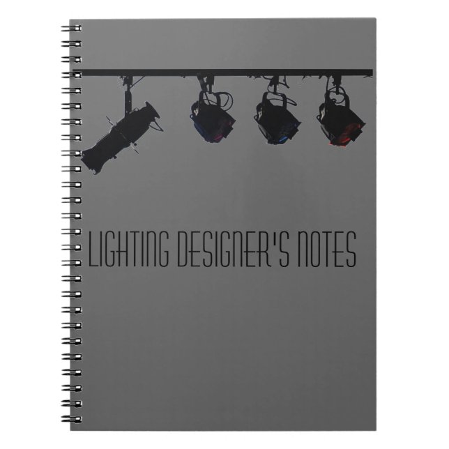 Lighting Designer's Notes Notebook (Front)