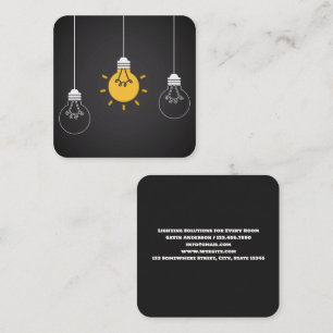Lighting Square Business Card
