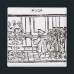 Lighting the Menorah<br><div class="desc">Jewish School's Lighting the Menorah (woodcut) located at a Private Collection.</div>