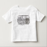 Lighting the Menorah Toddler T-Shirt<br><div class="desc">Jewish School's Lighting the Menorah (woodcut) located at a Private Collection.</div>
