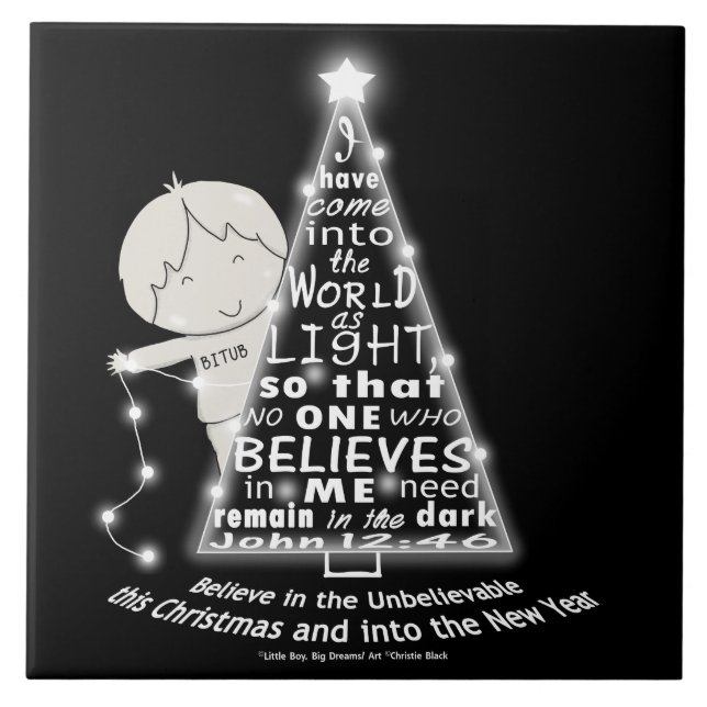 Lighting the Tree Tile (Front)