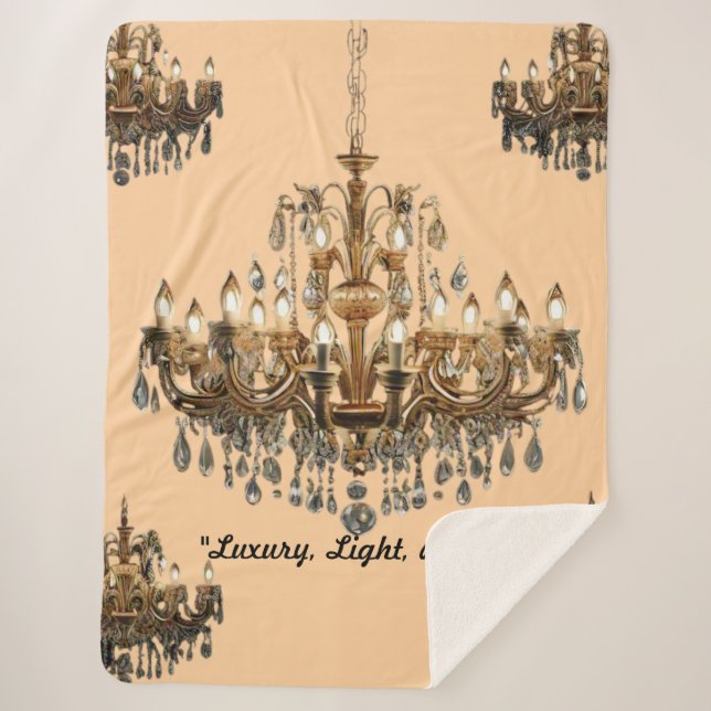 "Lighting the Way" Sherpa Blanket (Front)