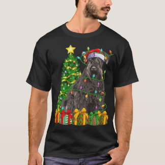 Lighting Xmas Tree Matching Miniature Schnauzer Ch T-Shirt