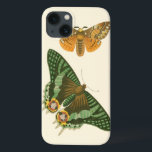 Lightly Bordered Butterfly Painting iPhone 13 Case<br><div class="desc">A Vision Studio creation,  this lightly boarder painting depicts two beautiful butterflies gliding through the air. The execution of the painting makes the insects look amazingly lifelike. Grab a copy and put it on your wall!</div>