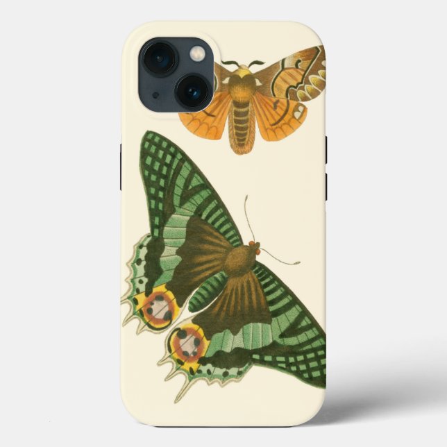 Lightly Bordered Butterfly Painting Case-Mate iPhone Case (Back)