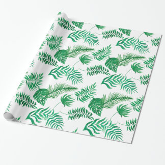 Lightly Scattered Jungle Fonds Wrapping Paper