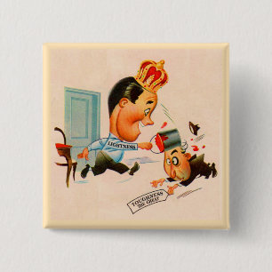 Lightness whoops Toughness 15 Cm Square Badge