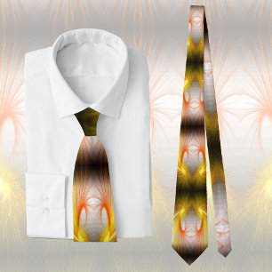 Lightning abstract - fractal  tie