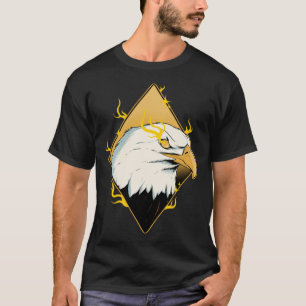 Lightning American Bald Eagle Bird Watcher Bird Ea T-Shirt